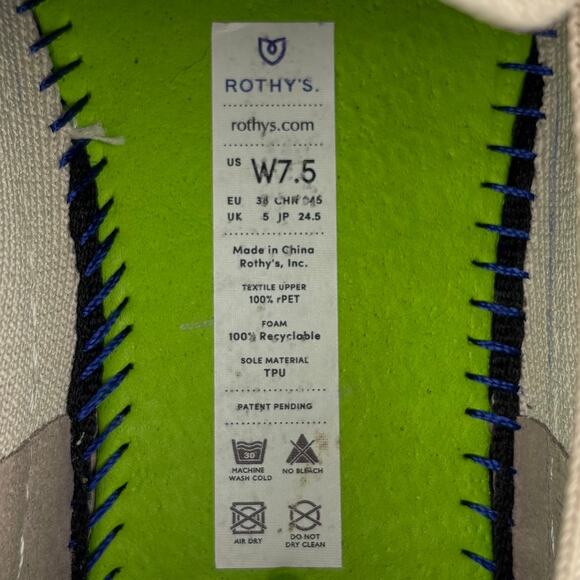 Rothy's The Original Slip On Sneaker in Sand Women's Size 7.5 - Picture 8 of 8